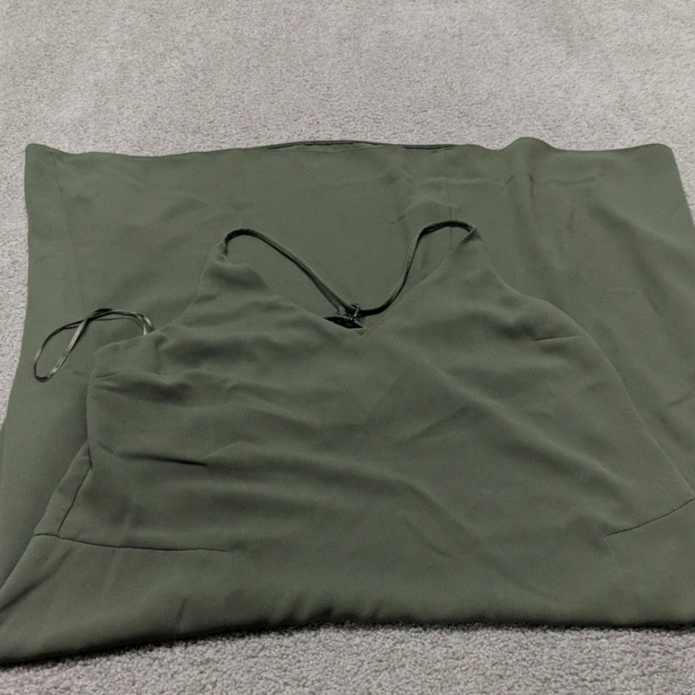 Top Shop Army Green Dress